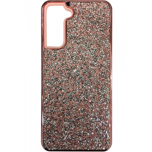 Samsung Galaxy S21 Plus Glitter Bling Case Rose Gold